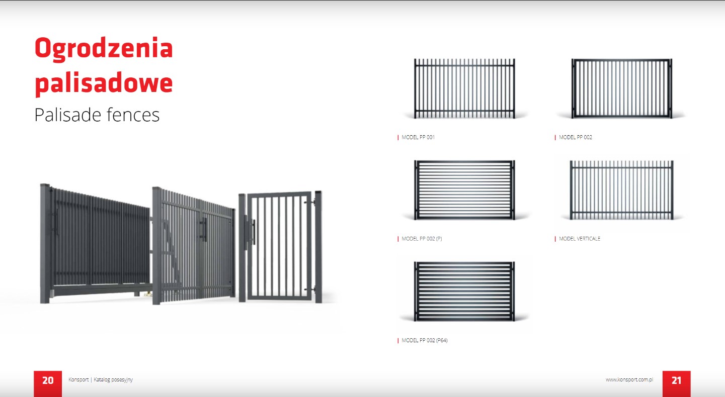 ogrodzenia palisadowe