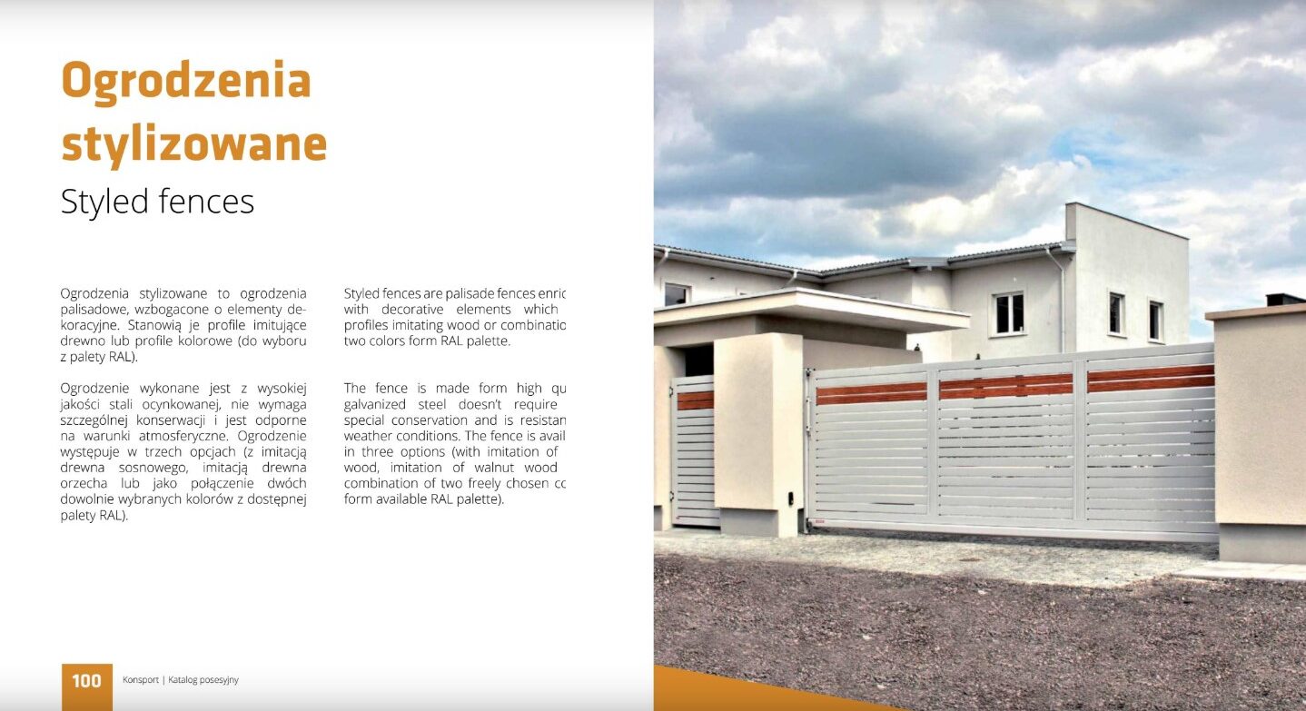 ogrodzenia stylizowane