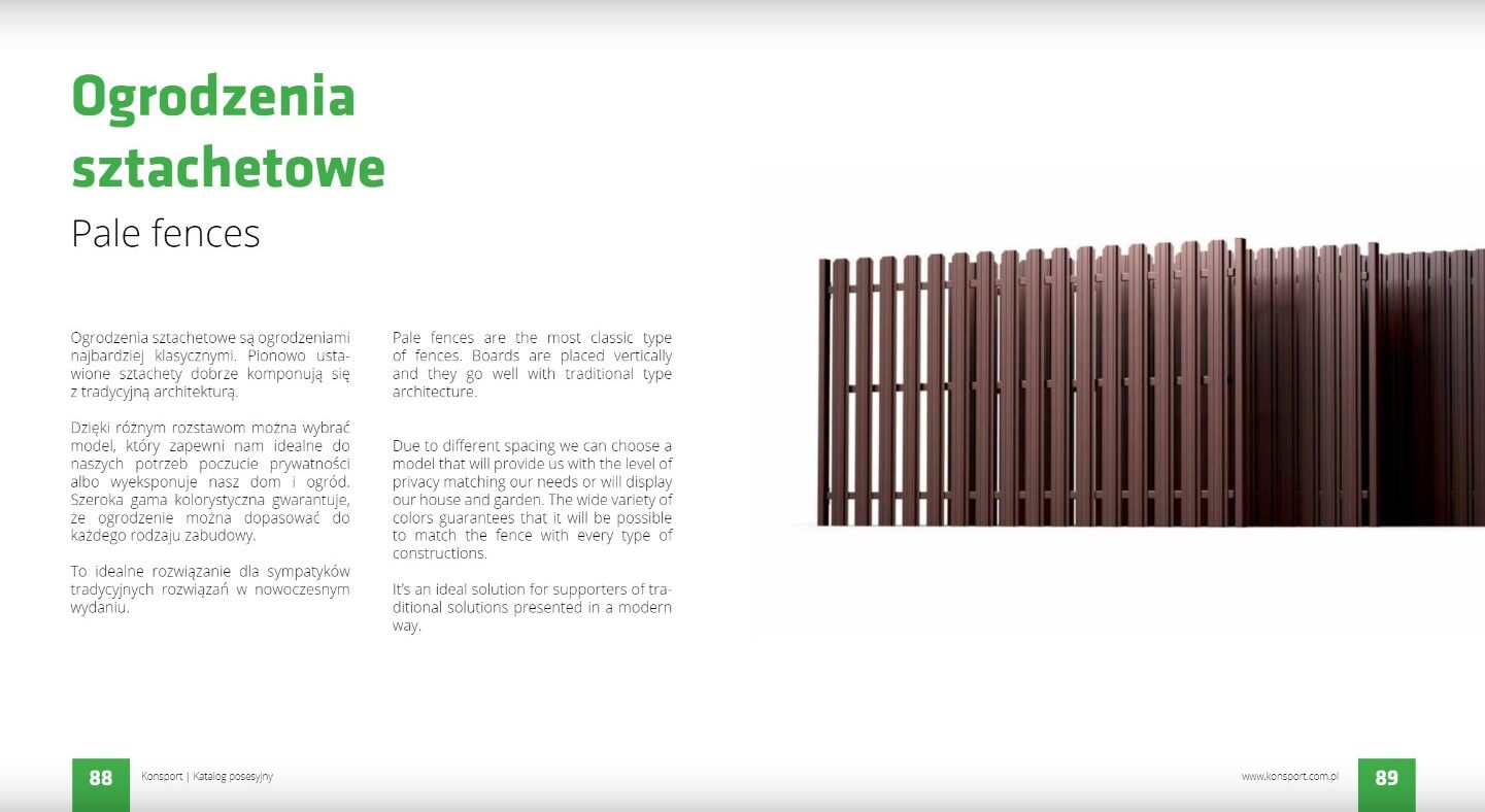 ogrodzenia sztachetowe